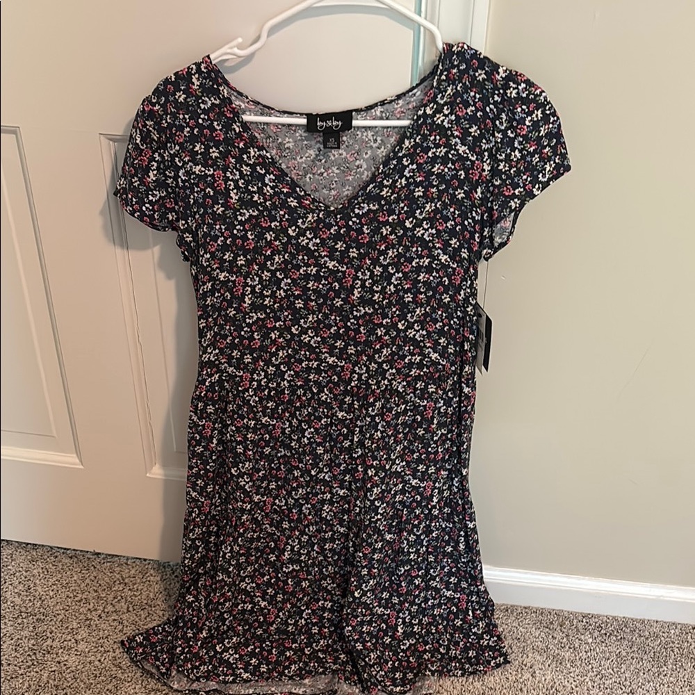 Betsey Johnson Navy Floral Dress